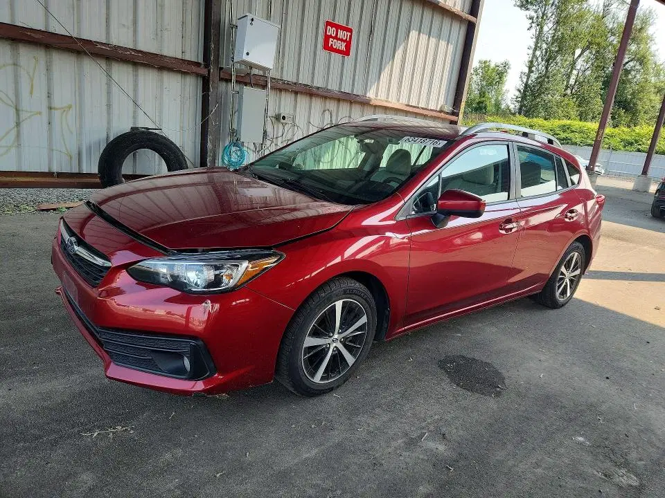 4S3GTAV67M3703690 — 2021 Subaru Impreza, Передняя часть (Front End), фото до ремонта