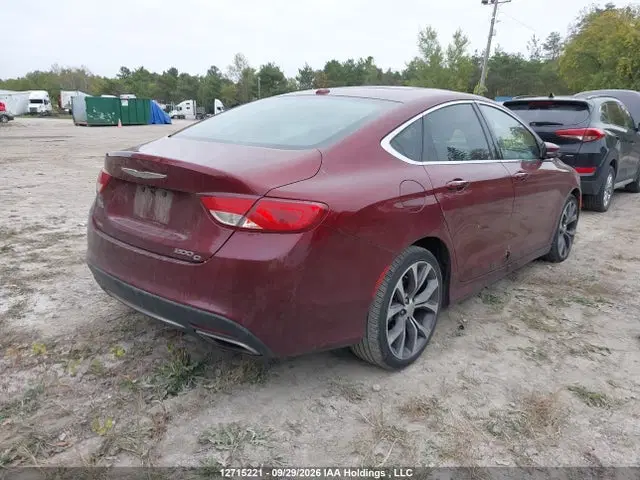 2016 Chrysler 200 C VIN 1C3CCCCG5GN163470 фото 4