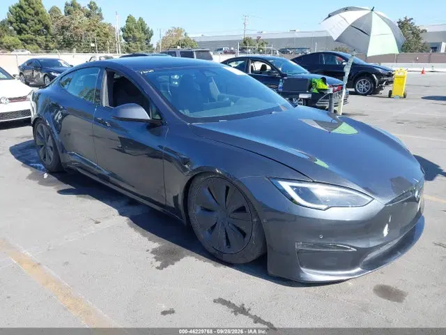 5YJSA1E50PF501112 — 2023 Tesla Model S Dual Motor All-wheel Drive/standard Range, Rear, фото до ремонта