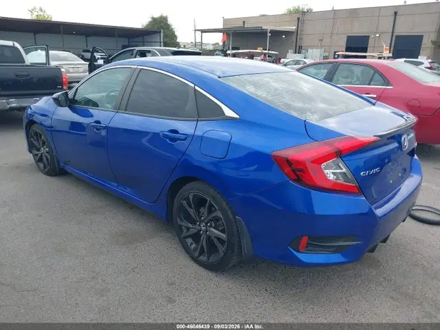 2020 Honda Civic Sport VIN 19XFC2F81LE200858 фото 3