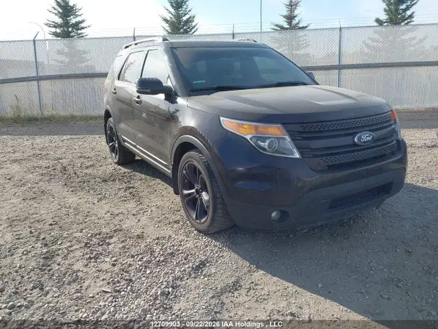 1FM5K8F85EGB75446 — 2014 Ford Explorer Limited, Передняя часть (Front), фото до ремонта