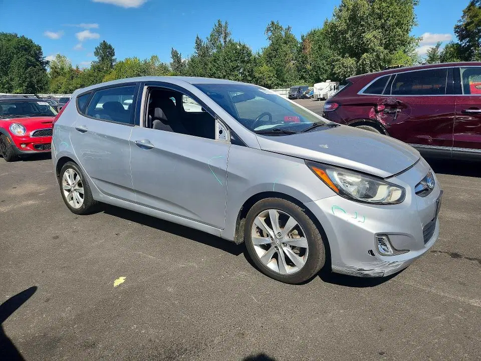 2012 HYUNDAI ACCENT VIN KMHCU5AEXCU053659 фото 4