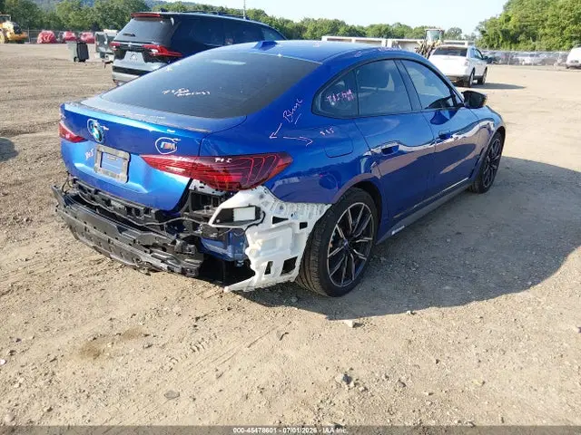 2025 BMW I4 Gran Coupe Xdrive40 VIN WBY43HD06SFU33046 фото 4