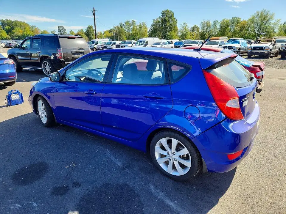 2013 HYUNDAI ACCENT VIN KMHCU5AEXDU111609 фото 3