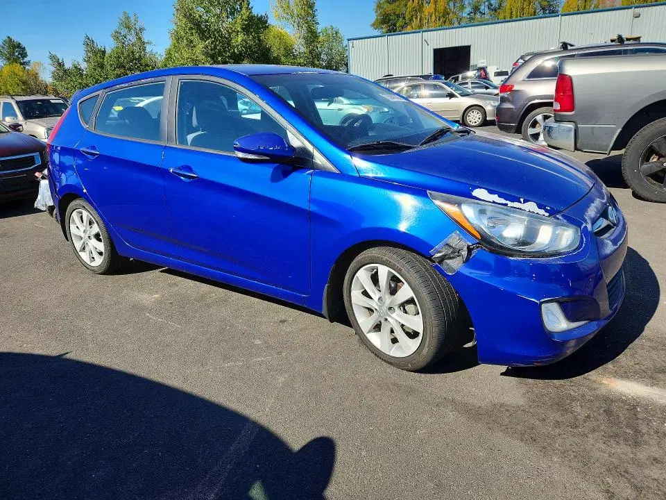2013 HYUNDAI ACCENT VIN KMHCU5AEXDU111609 фото 4