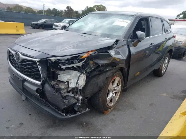 2021 Toyota Highlander Le VIN 5TDZZRAH2MS534108 фото 2