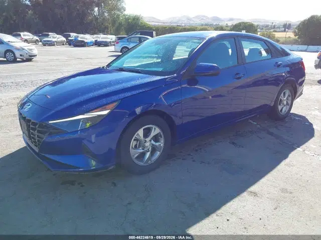 2021 Hyundai ELANTRA SE VIN 5NPLL4AG2MH045988 фото 2