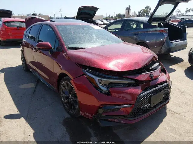 5YFT4MCE4RP206215 — 2024 Toyota Corolla XSE, Передняя часть (Front & Rear), фото до ремонта