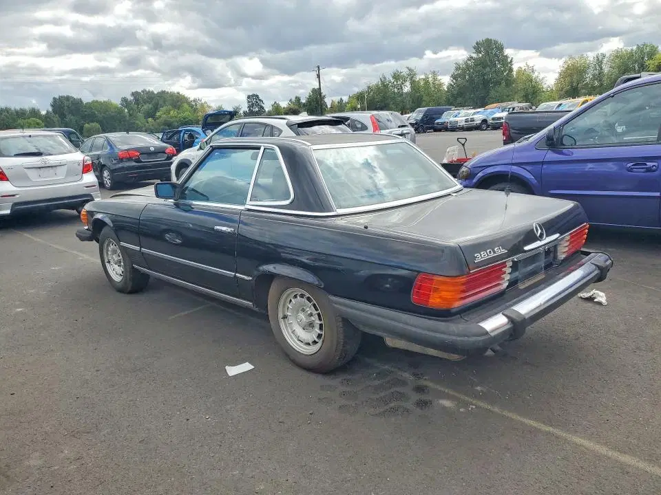1984 MERCEDES-BENZ 380 VIN WDBBA45A9EA005633 фото 2