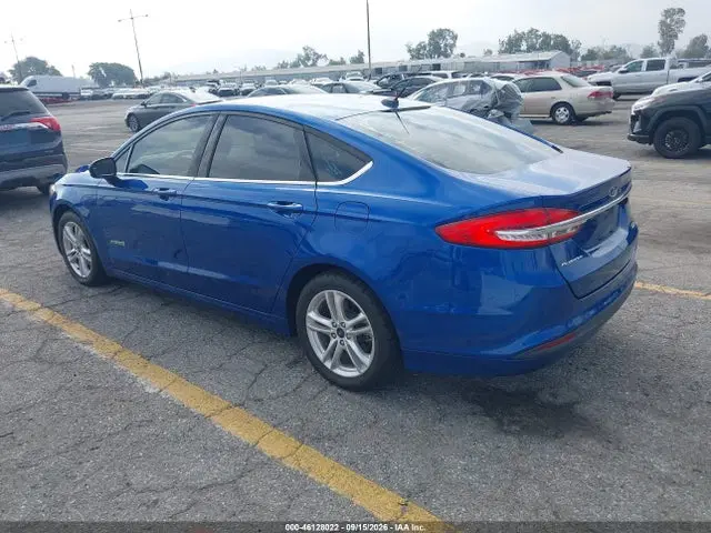 2018 Ford Fusion Hybrid S VIN 3FA6P0UU8JR254341 фото 3