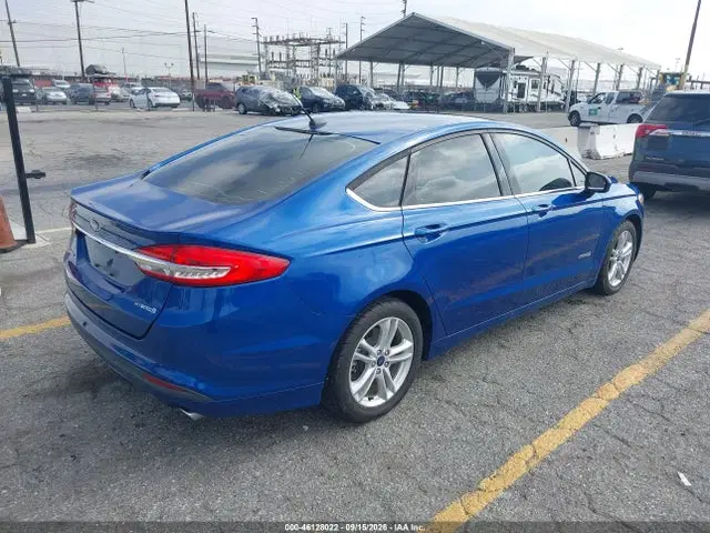 2018 Ford Fusion Hybrid S VIN 3FA6P0UU8JR254341 фото 4