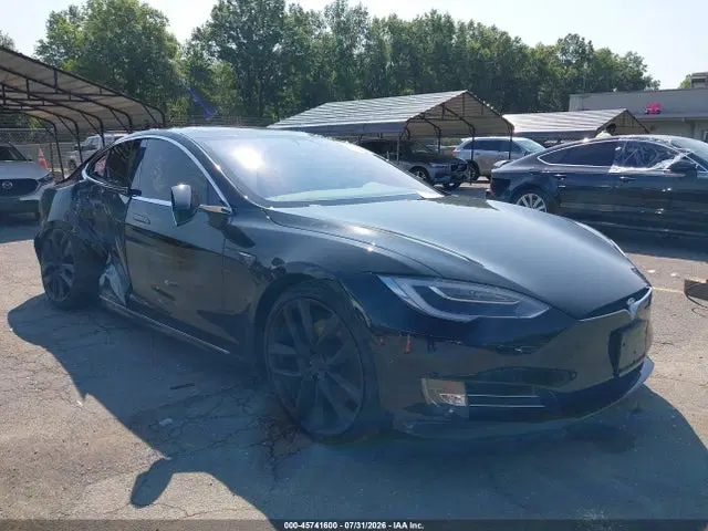 5YJSA1E24JF277825 — 2018 Tesla Model S 100D/75D/P100D, Задняя часть справа (Right Rear), фото до ремонта