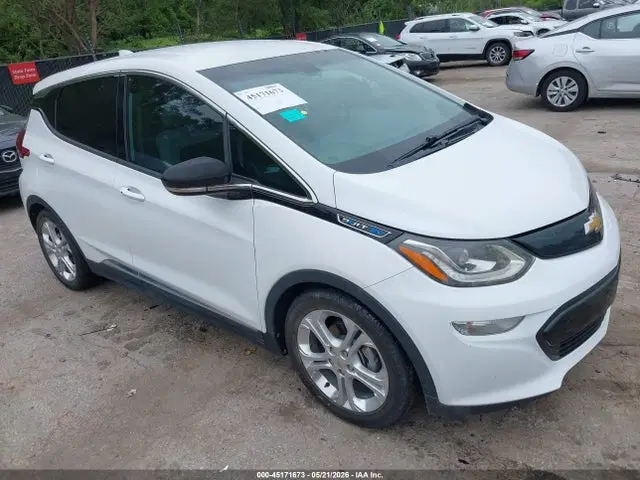 1G1FW6S01H4181941 — 2017 Chevrolet BOLT EV LT, Град (Hail), фото до ремонта