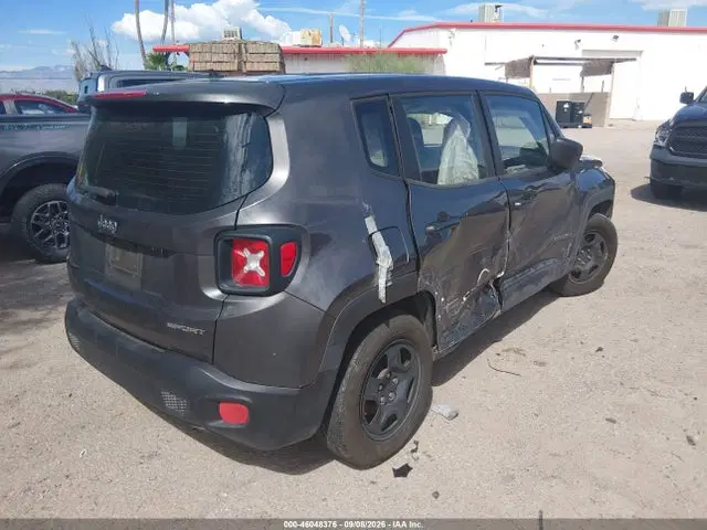 2016 Jeep Renegade Sport VIN ZACCJAAT8GPD60212 фото 4