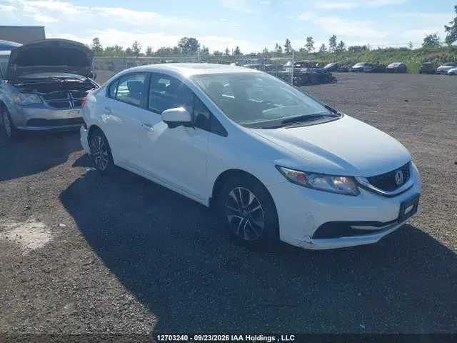 2HGFB2F52EH020807 — 2014 Honda Civic EX 4DR, Задняя часть (Rear), фото до ремонта