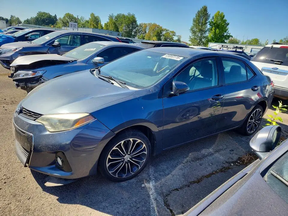 2T1BURHE4EC028737 — 2014 Toyota Corolla, Передняя часть (Front End), фото до ремонта