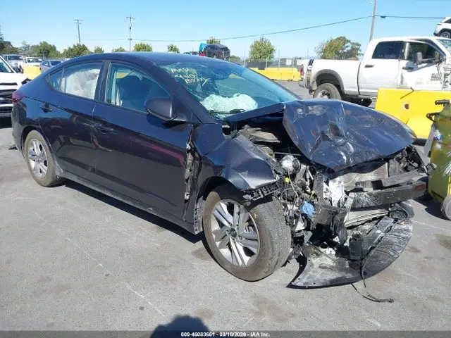 5NPD84LF3LH569238 — 2020 Hyundai Elantra SEL, Передняя часть, фото до ремонта