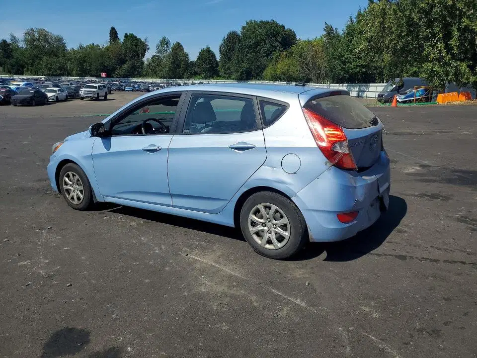 2014 HYUNDAI ACCENT VIN KMHCT5AE0EU168440 фото 2