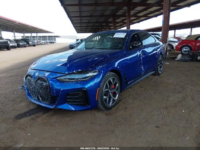 2023 BMW I4 M50 VIN WBY33AW07PFP83163 фото 2