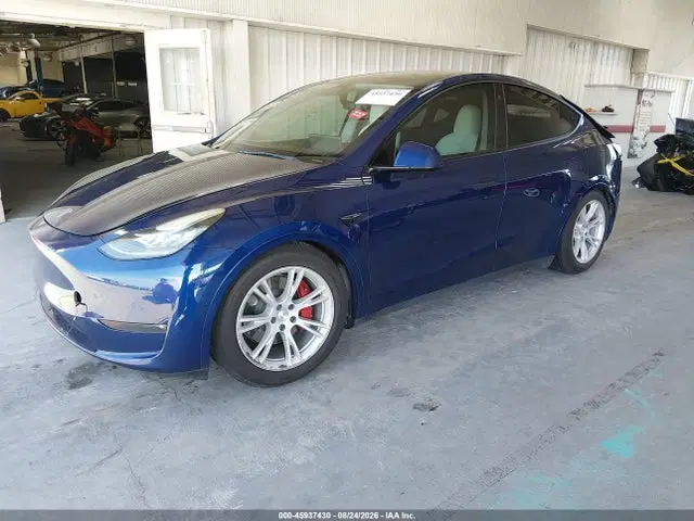 2021 Tesla Model Y Long Range Dual Motor All-wheel Drive VIN 5YJYGDEE0MF197981 фото 2