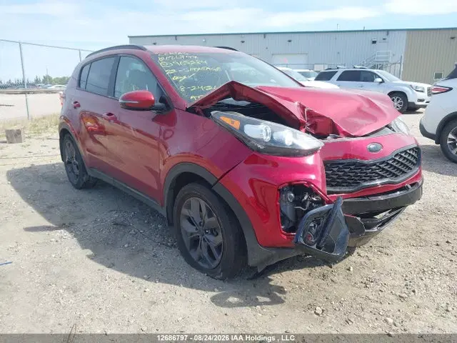 KNDPMCAC3N7965284 — 2022 Kia Sportage LX, Передняя часть, фото до ремонта