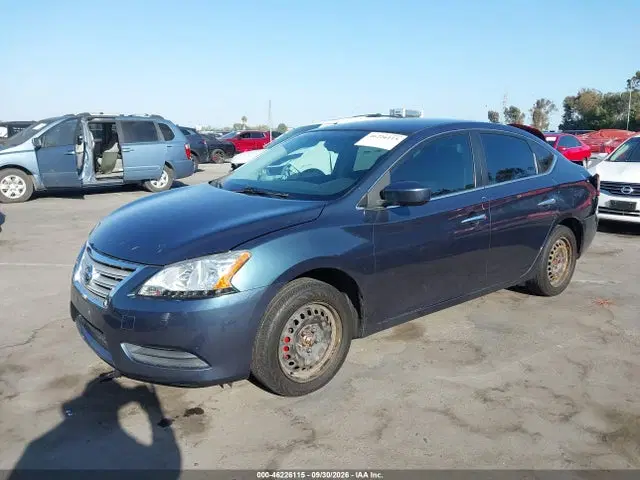 2015 Nissan SENTRA SV VIN 3N1AB7AP1FY325776 фото 2