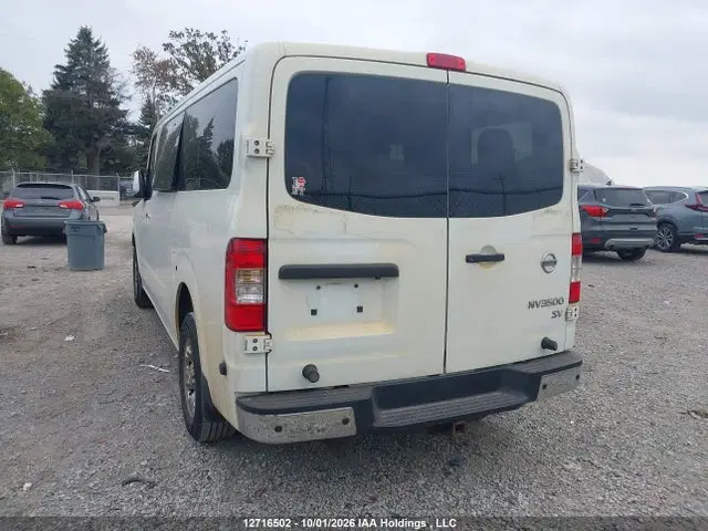 2017 Nissan Nv Passenger Nv3500 Hd Sv V6 VIN 5BZBF0AA4HN853417 фото 3