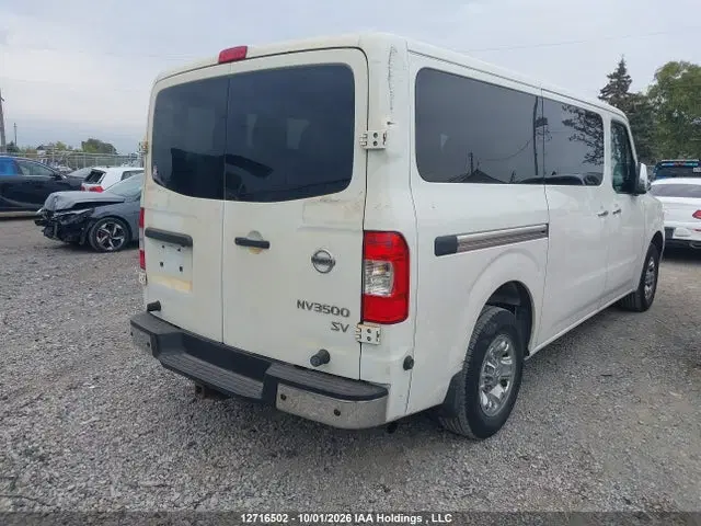 2017 Nissan Nv Passenger Nv3500 Hd Sv V6 VIN 5BZBF0AA4HN853417 фото 4