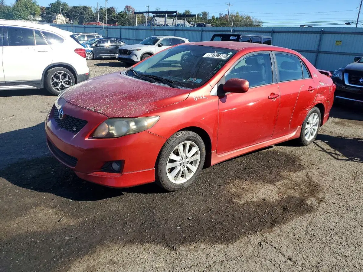 1NXBU4EE7AZ224929 — 2010 Toyota Corolla, Передняя часть, фото до ремонта
