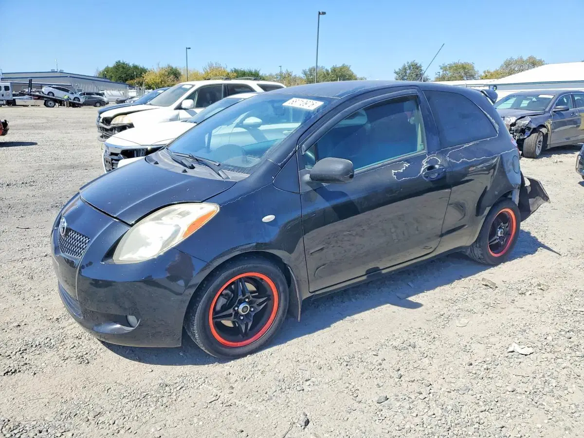 JTDJT923485213538 — 2008 Toyota Yaris, Задняя часть, фото до ремонта
