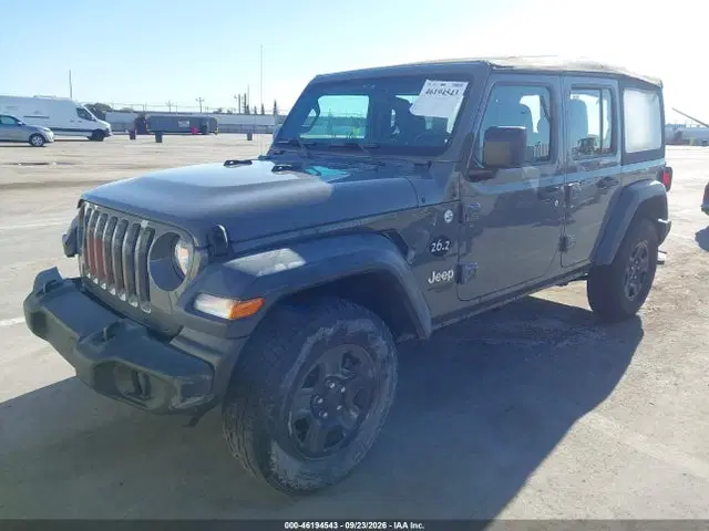 2020 Jeep Wrangler Unlimited Sport 4x4 VIN 1C4HJXDG9LW182105 фото 2