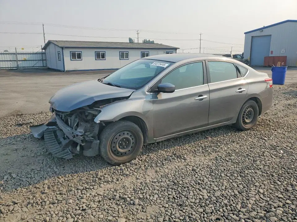3N1AB7AP5FY248524 — 2015 Nissan Sentra, Передняя часть, фото до ремонта