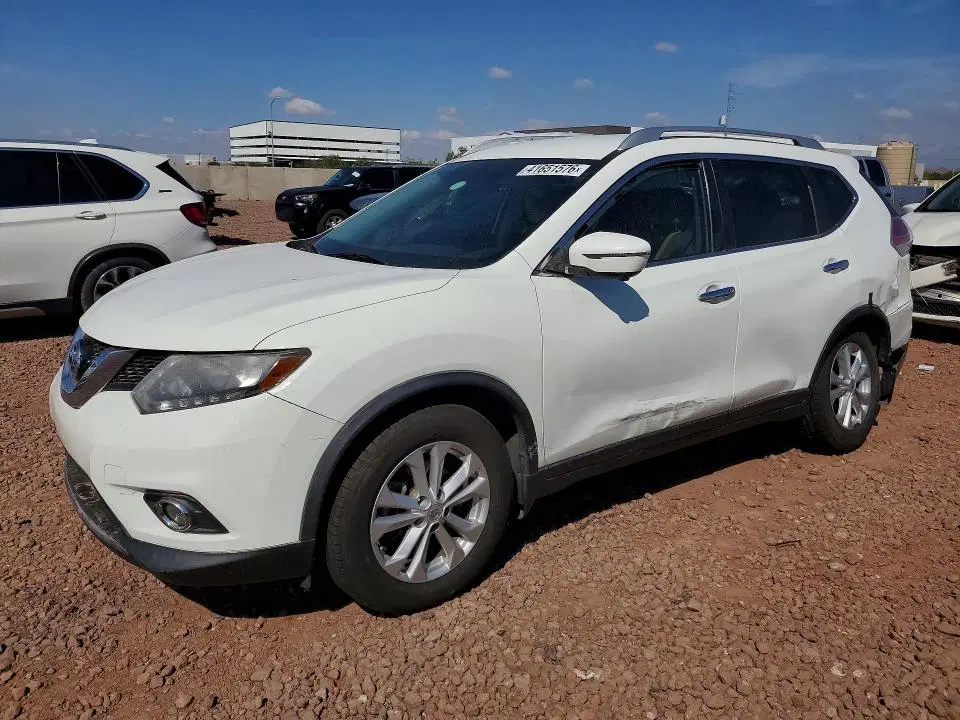 KNMAT2MT6GP621613 — 2016 Nissan Rogue, Rear End, фото до ремонта
