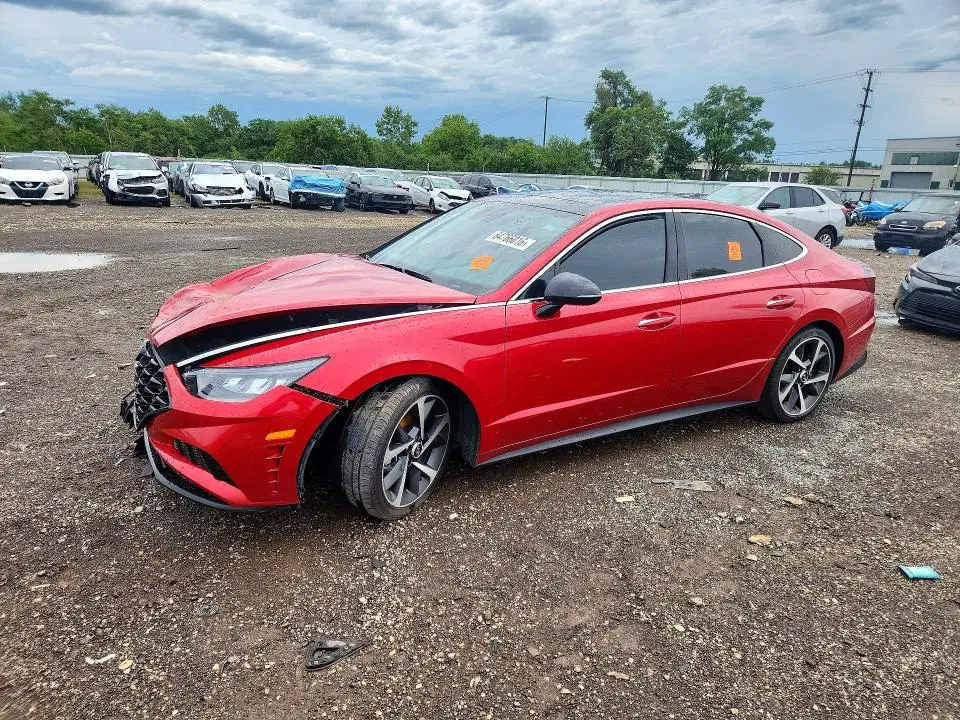 5NPEJ4J21NH136755 — 2022 Hyundai Sonata, Передняя часть, фото до ремонта