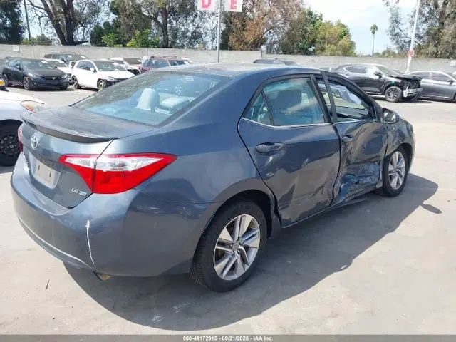 2015 Toyota Corolla Le Eco Plus VIN 5YFBPRHEXFP289797 фото 4