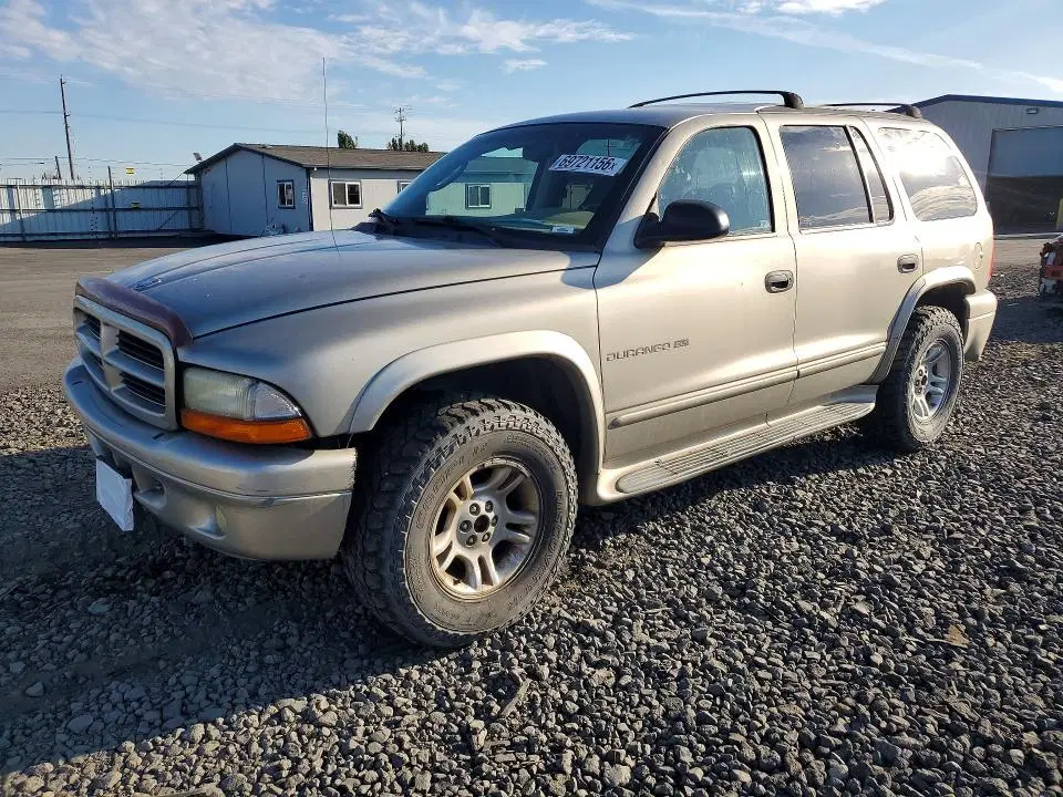 1B4HS28N81F637478 — 2001 Dodge Durango, Задняя часть, фото до ремонта