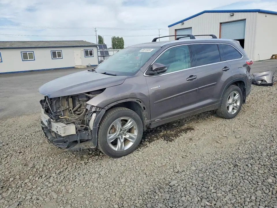 5TDDCRFH5GS018057 — 2016 Toyota Highlander Hybrid, Передняя часть (Front End), фото до ремонта