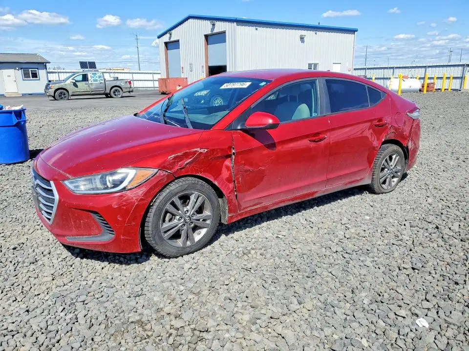 KMHD84LF4JU665135 — 2018 Hyundai Elantra, Передняя часть, фото до ремонта