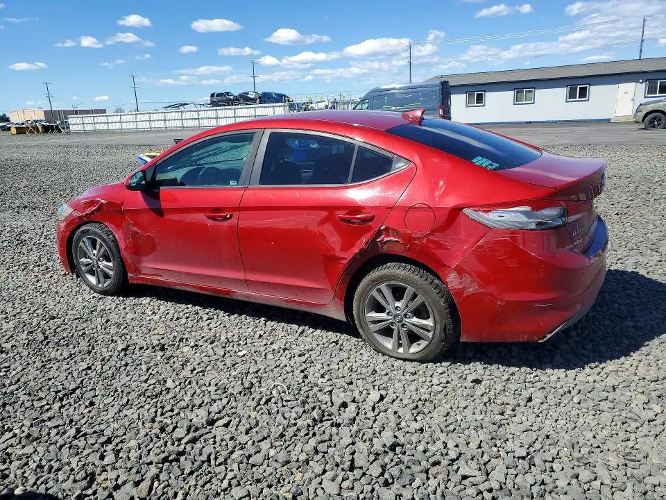 2018 HYUNDAI ELANTRA VIN KMHD84LF4JU665135 фото 2