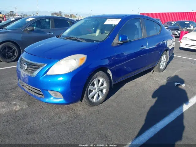 2014 Nissan Versa 1.6 Sv VIN 3N1CN7AP2EL801822 фото 2