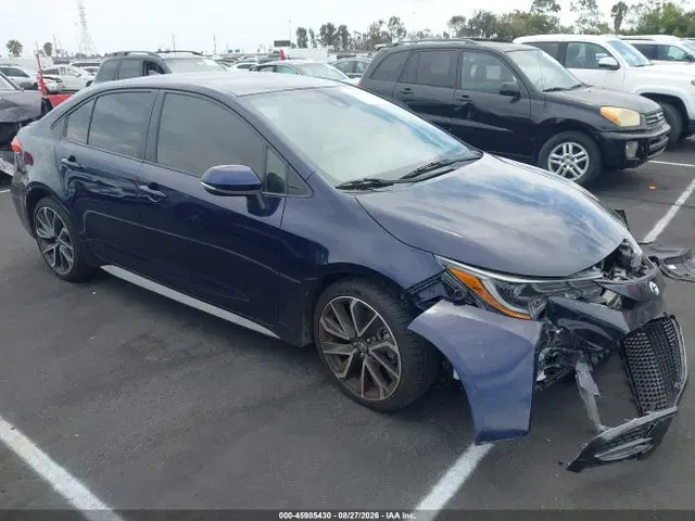 JTDS4RCE6LJ048738 — 2020 Toyota Corolla SE, Front End, фото до ремонта