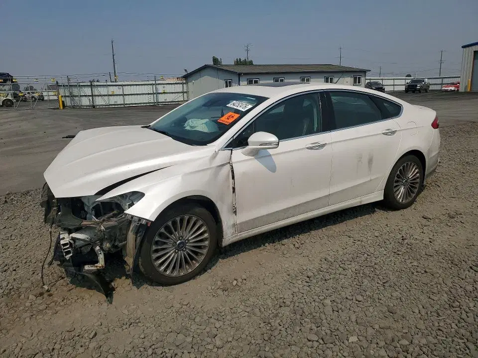 3FA6P0D98ER222720 — 2014 Ford Fusion, Передняя часть, фото до ремонта