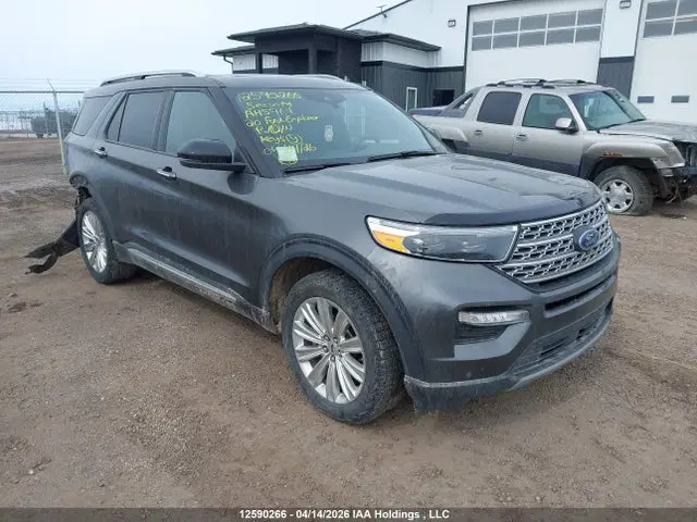 1FMSK8FH4LGA85964 — 2020 Ford Explorer Limited, Задняя часть (Rear), фото до ремонта