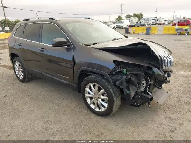 1C4PJMDB6FW512091 — 2015 Jeep Cherokee Limited, Передняя часть (Front End), фото до ремонта