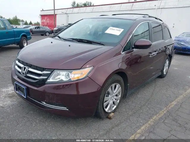 2014 Honda Odyssey Ex-l VIN 5FNRL5H63EB070248 фото 2