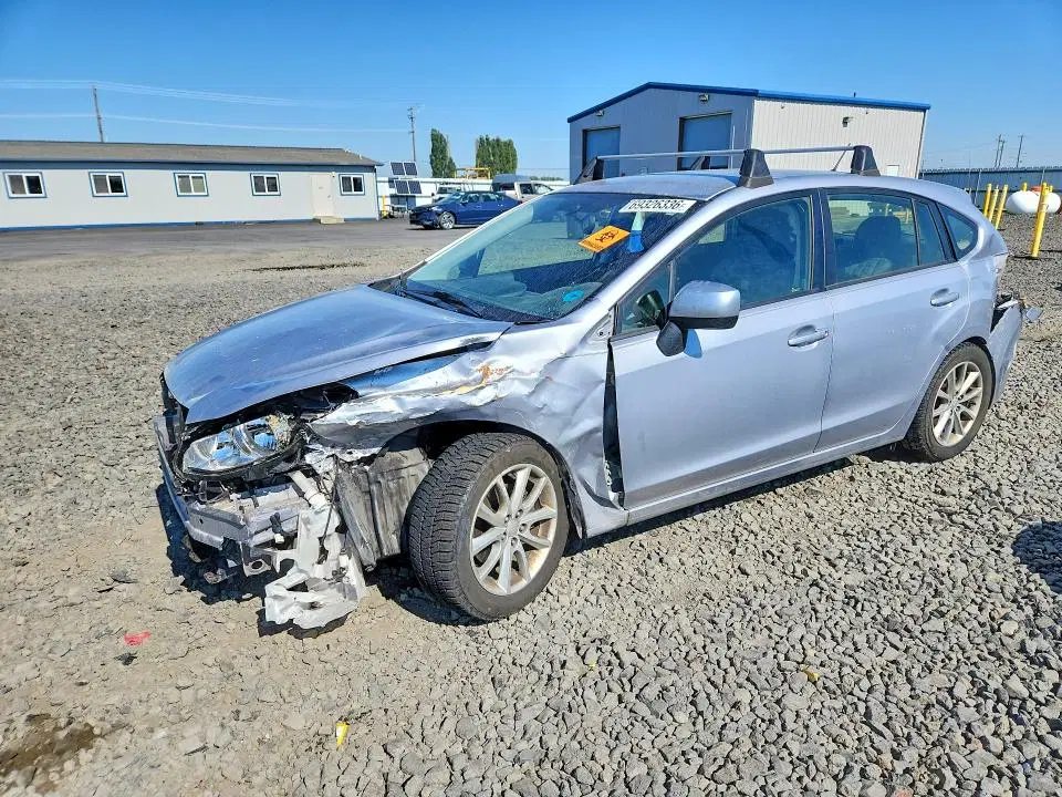 JF1GPAC68E8319080 — 2014 Subaru Impreza, Передняя часть, фото до ремонта