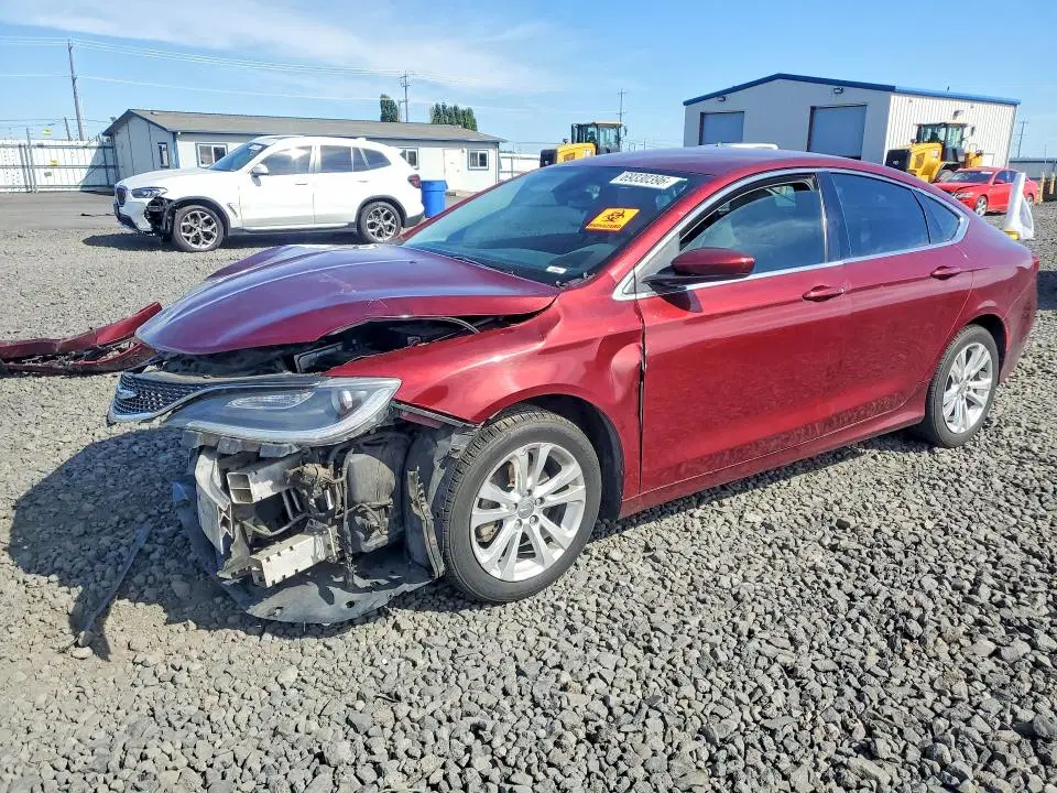 1C3CCCAB0FN521127 — 2015 Chrysler 200, Передняя часть, фото до ремонта
