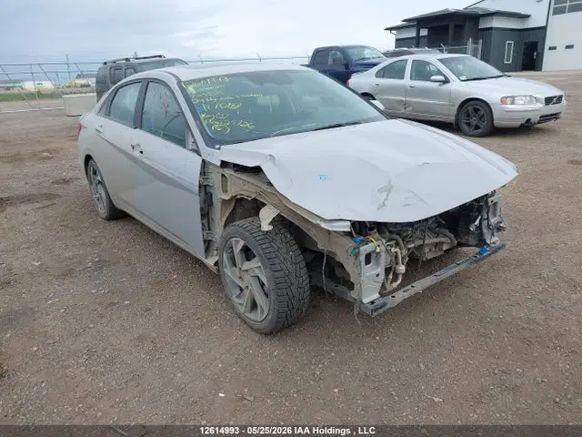 KMHLM4DG9RU755875 — 2024 Hyundai Elantra Preferred W/Tech Package, Передняя часть (Front), фото до ремонта