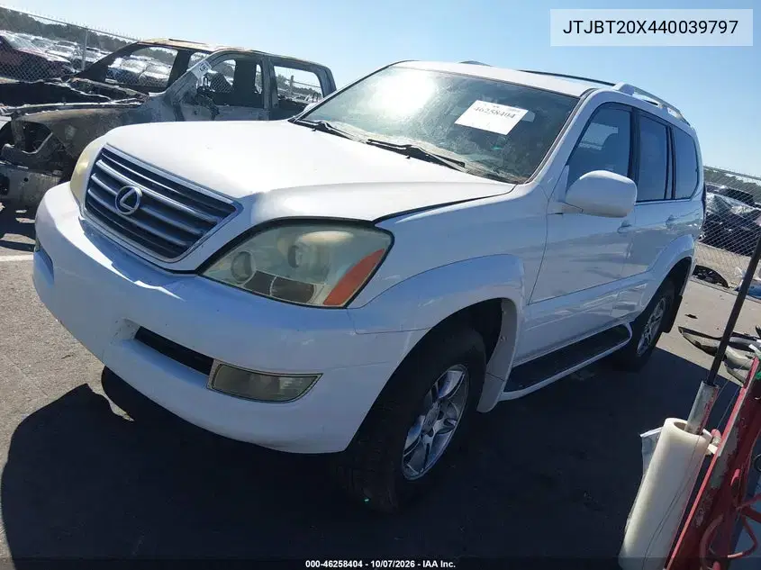 2004 Lexus Gx 470 VIN JTJBT20X440039797 фото 2