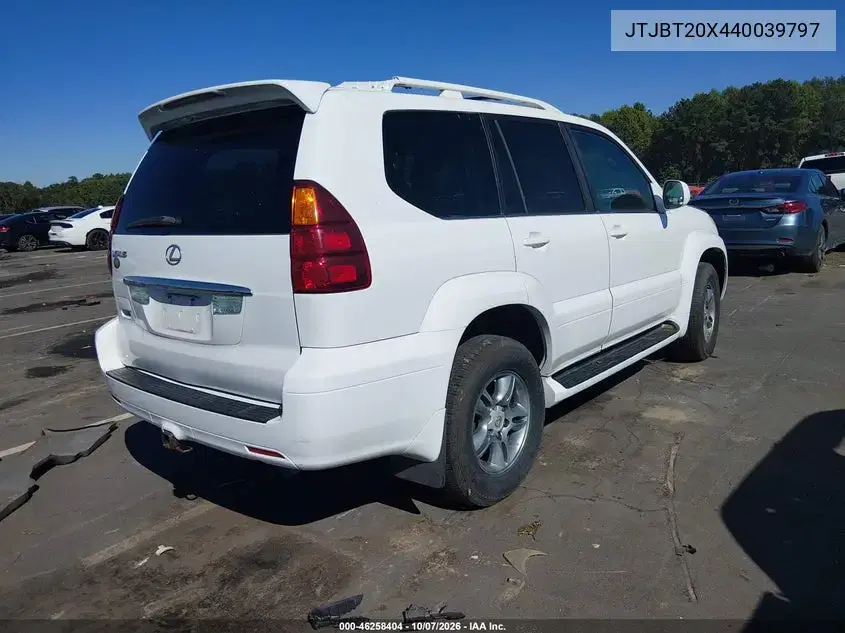 2004 Lexus Gx 470 VIN JTJBT20X440039797 фото 4